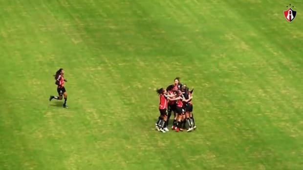 Atlas Women's two goals from corner vs Atlético San Luis